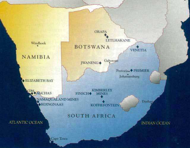 South African diamond mines